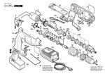Bosch 0 601 937 5A3 GSB 12 VES-2 Cordless Impact Drill 12 V / GB Spare Parts GSB12VES-2